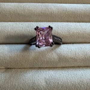 Elegant Pink Gemstone Ring